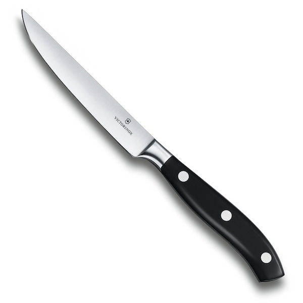 Swiss Army Brands 2024 Victorinox Kitchen Grande Maitre, 4.5In Steak, Pom Handles, Forged Steel VIC-7.7203.12G - main